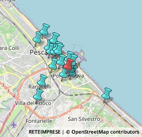 Mappa Via Francesco Verrotti, 65126 Pescara PE, Italia (1.33474)