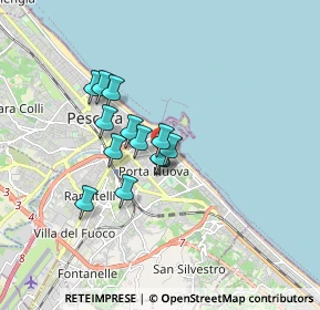 Mappa Via Francesco Verrotti, 65126 Pescara PE, Italia (1.25615)