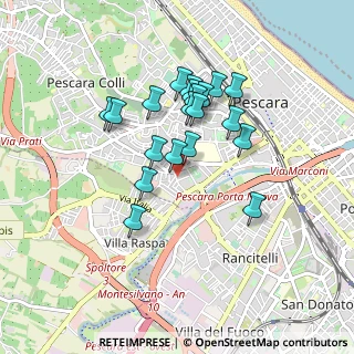 Mappa Via Pian delle Mele, 65124 Pescara PE, Italia (0.769)