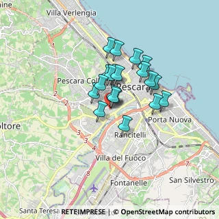 Mappa Via Monte Bove, 65124 Pescara PE, Italia (1.223)