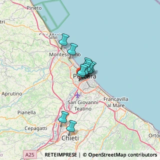 Mappa Via Monte Bove, 65124 Pescara PE, Italia (4.12818)