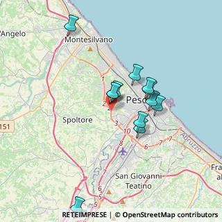 Mappa Via Valle Carbone, 65010 Spoltore PE, Italia (3.25417)