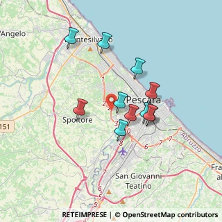 Mappa Via Valle Carbone, 65010 Spoltore PE, Italia (3.09818)