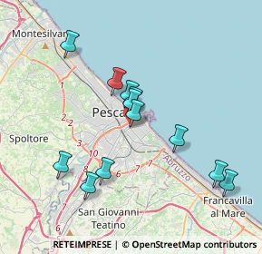 Mappa Via Filippo Masci, 65126 Pescara PE, Italia (3.56083)