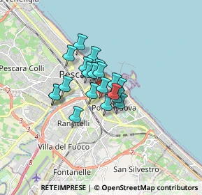 Mappa Viale Amerigo Vespucci, 65127 Pescara PE, Italia (1.041)