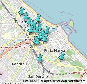 Mappa Viale Amerigo Vespucci, 65127 Pescara PE, Italia (0.6735)