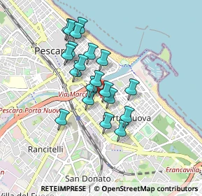 Mappa Viale Amerigo Vespucci, 65127 Pescara PE, Italia (0.748)