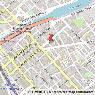 Mappa Via Giovanni Caboto, 65-67, 65126 Pescara, Pescara (Abruzzo)