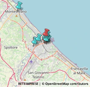 Mappa Viale Conte di Ruvo, 65127 Pescara PE, Italia (1.34909)