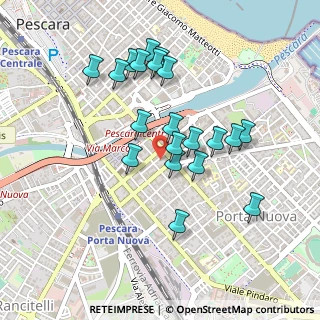 Mappa Via dei Peligni, 65100 Pescara PE, Italia (0.444)