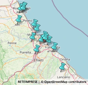 Mappa Viale Conte di Ruvo, 65127 Pescara PE, Italia (13.805)