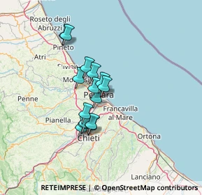 Mappa Viale Conte di Ruvo, 65127 Pescara PE, Italia (10.05)