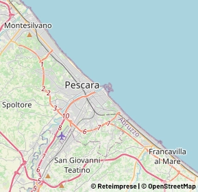 Mappa 65126 Pescara PE, Italia (6.1035)