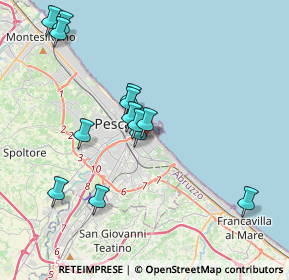 Mappa Via Francesco Tedesco, 65126 Pescara PE, Italia (3.92769)