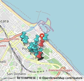 Mappa Lungomare Colombo, 65126 Pescara PE, Italia (0.803)