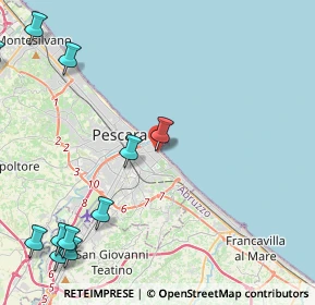 Mappa Lungomare Colombo, 65126 Pescara PE, Italia (6.46545)