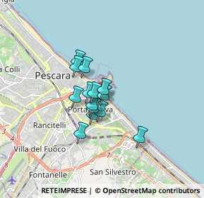 Mappa Lungomare Colombo, 65126 Pescara PE, Italia (1.09071)