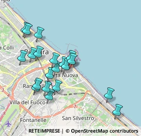 Mappa Lungomare Colombo, 65126 Pescara PE, Italia (1.9945)