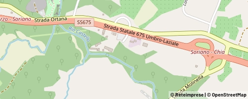 Mappa Soriano nel Cimino