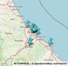 Mappa 65126 Pescara PE, Italia (5.30308)