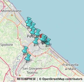 Mappa 65126 Pescara PE, Italia (2.40833)
