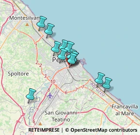 Mappa Via Conte di Ruvo, 65127 Pescara PE, Italia (2.51462)