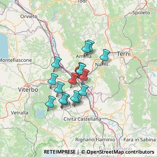 Mappa Via del Ponte, 01028 Orte VT, Italia (10.64375)