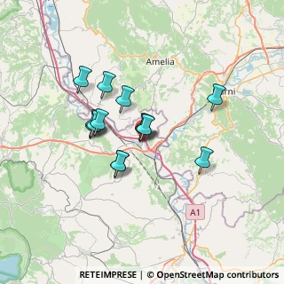 Mappa Via del Ponte, 01028 Orte VT, Italia (5.59286)