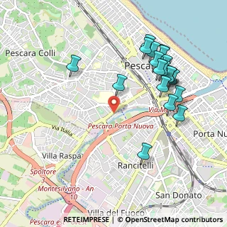 Mappa Via del Circuito, 65124 Pescara PE, Italia (1.1255)
