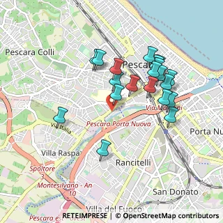 Mappa Via del Circuito, 65124 Pescara PE, Italia (0.9145)