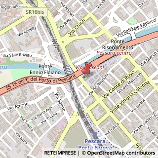Mappa Piazza Giuseppe Garibaldi, 42, 65127 Pescara, Pescara (Abruzzo)