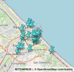 Mappa Via Salvatore Tommasi, 65126 Pescara PE, Italia (1.414)