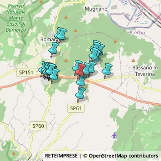 Mappa Località Stradelle, 01038 Soriano Nel Cimino VT, Italia (1.48519)