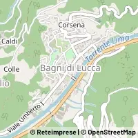Peta Bagni di Lucca