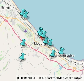 Mappa Viale Misano, 47838 Riccione RN, Italia (3.10182)