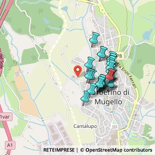 Mappa Via di Badia, 50031 Barberino di Mugello FI, Italia (0.38821)
