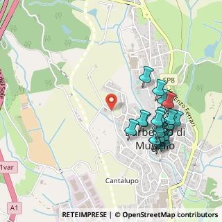 Mappa Via di Badia, 50031 Barberino di Mugello FI, Italia (0.5175)
