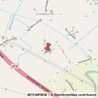 Mappa Via Casalecchio, 60/N, 47924 Rimini, Rimini (Emilia Romagna)