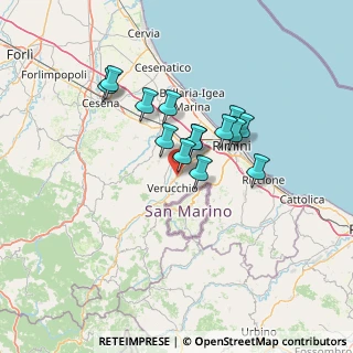 Mappa 47826 Villa Verucchio RN, Italia (10.42643)