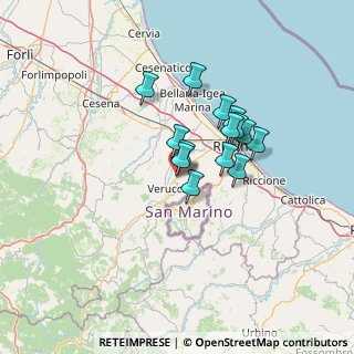 Mappa 47826 Villa Verucchio RN, Italia (9.86429)