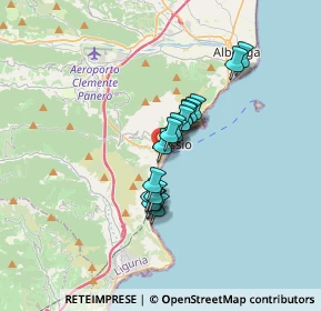 Mappa Via 17021, 17021 Alassio SV, Italia (2.23)