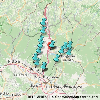 Mappa Via Giovanni Boccaccio, 50031 Barberino di Mugello FI, Italia (10.7445)