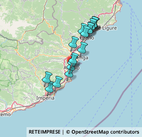 Mappa Passaggio Italia, 17021 Alassio SV, Italia (11.72941)