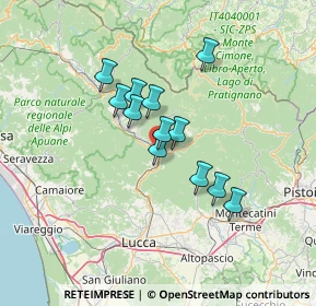 Mappa Piazzale Europa, 55022 Bagni di Lucca LU, Italia (10.31083)