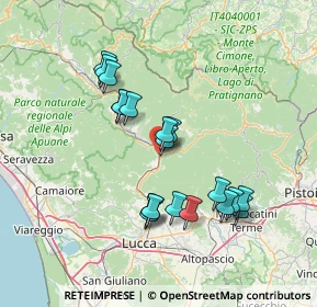 Mappa Piazzale Europa, 55022 Bagni di Lucca LU, Italia (13.53105)