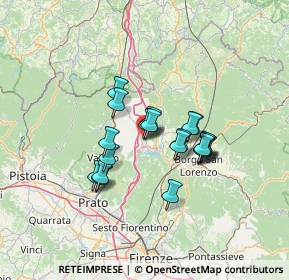Mappa Via Trento, 50031 Barberino di Mugello FI, Italia (10.301)