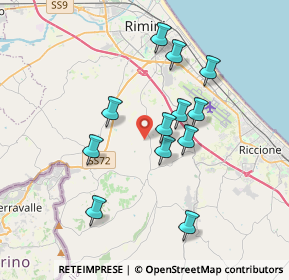 Mappa Via Don Carlo Gnocchi, 47924 Rimini RN, Italia (3.31667)