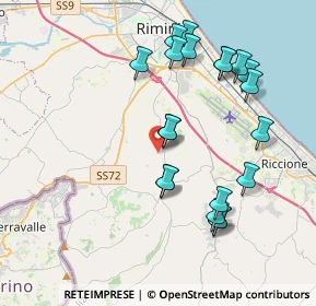 Mappa Via Don Carlo Gnocchi, 47924 Rimini RN, Italia (4.0845)