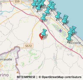 Mappa Via Don Carlo Gnocchi, 47924 Rimini RN, Italia (5.06875)