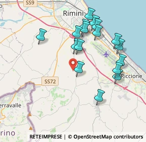 Mappa Via Don Carlo Gnocchi, 47924 Rimini RN, Italia (3.98412)